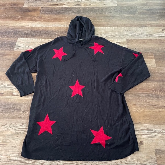 Hot Topic 4X red star sweater dress - Picture 3 of 10